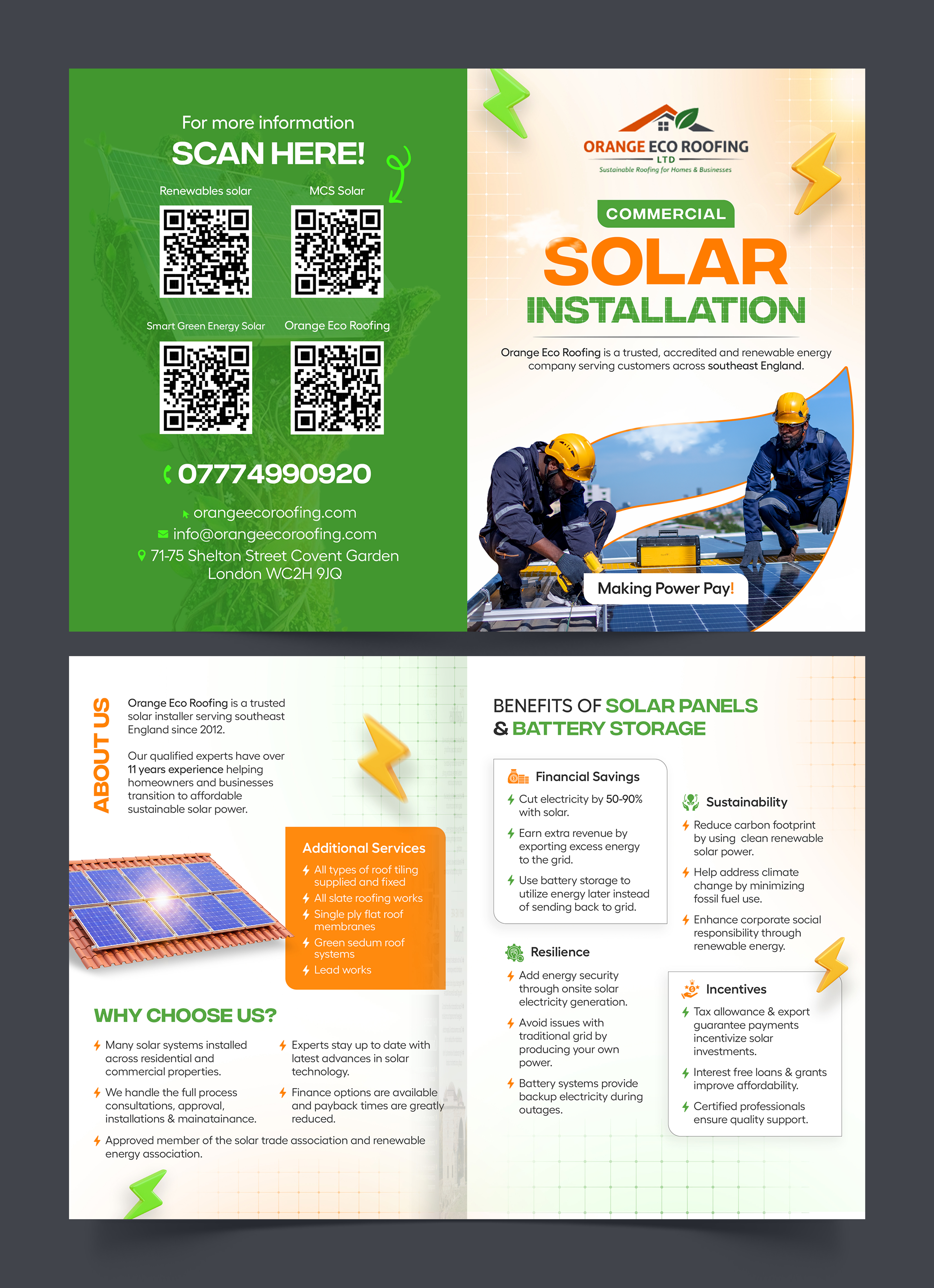 Flyer Design by Graphic Guy for smart green energy ltd | Design #37291775