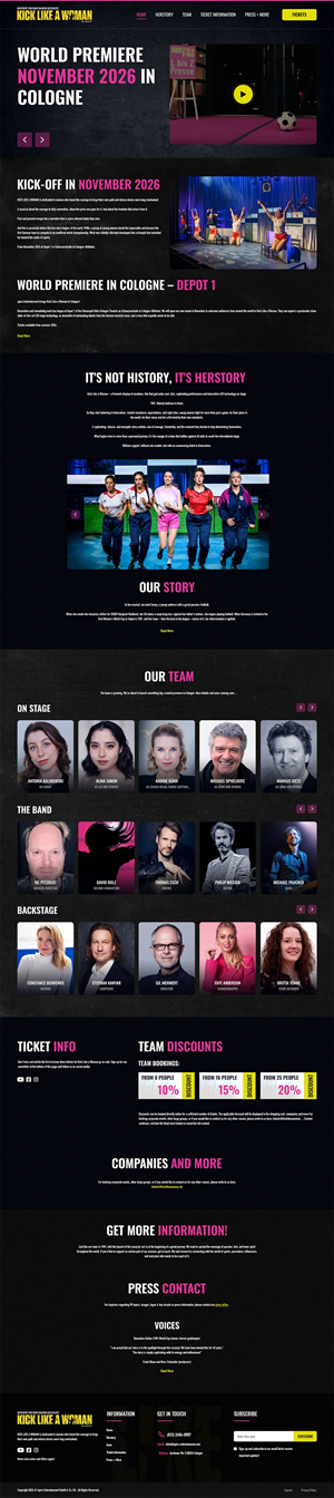 Web Design by NetSpidy for apiro Entertainment GmbH&Co.KG  | Design: #37382098