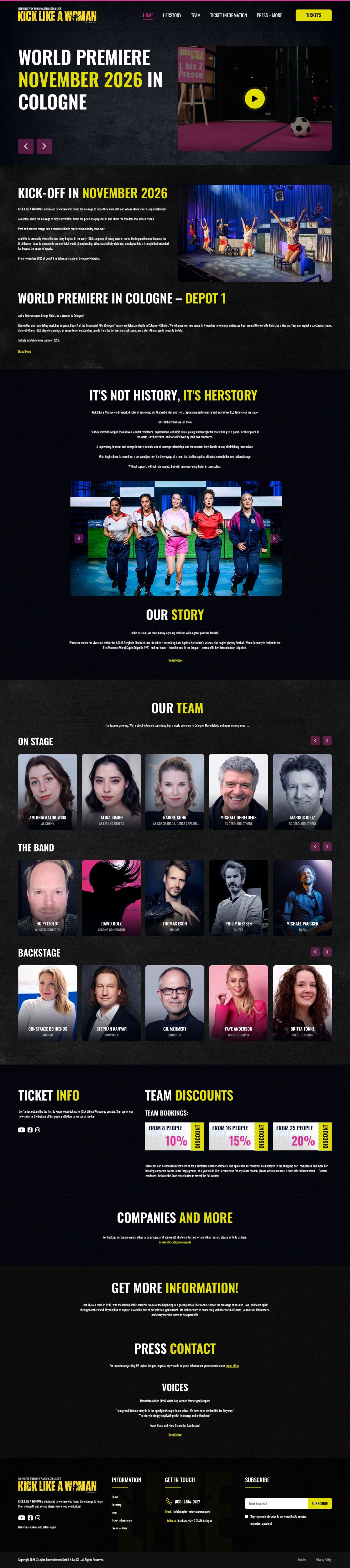 Web Design by NetSpidy for apiro Entertainment GmbH&Co.KG  | Design #37382101