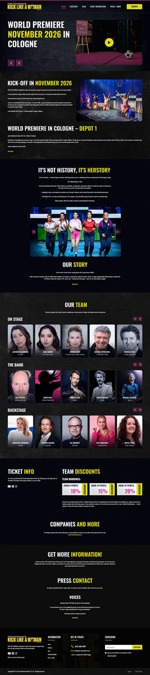 Web Design by NetSpidy for apiro Entertainment GmbH&Co.KG  | Design: #37382101