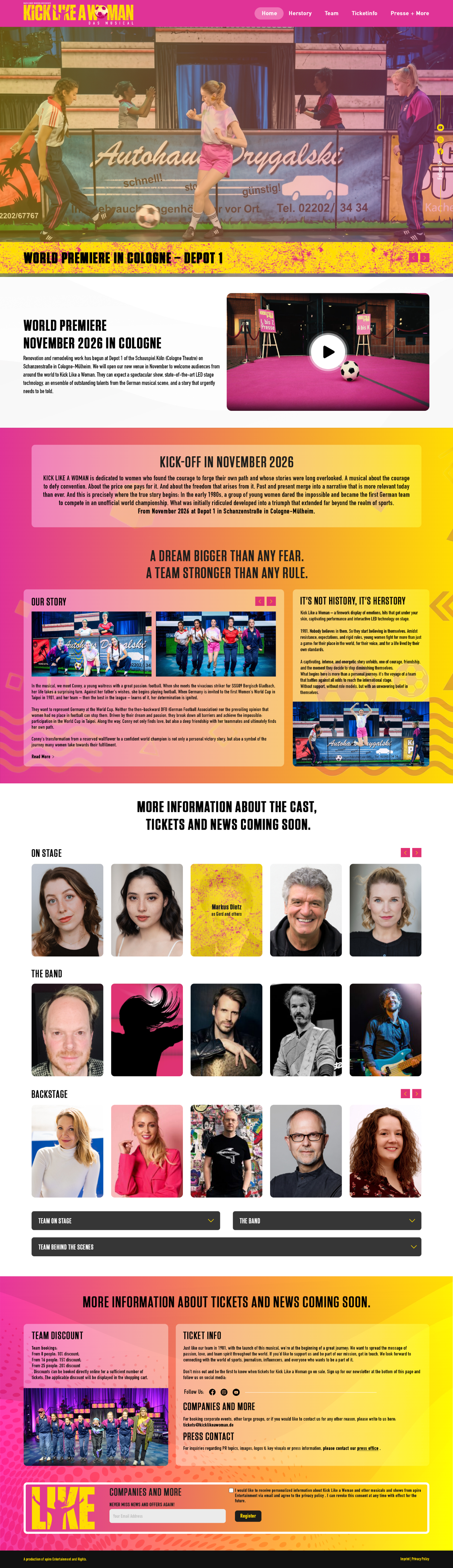 Web Design by NetSpidy for apiro Entertainment GmbH&Co.KG  | Design #37384365
