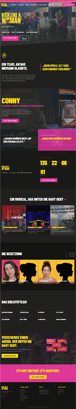 Web Design by MICH® for apiro Entertainment GmbH&Co.KG  | Design: #37397350