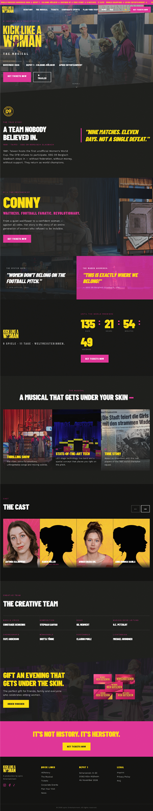 Web Design by MICH® for apiro Entertainment GmbH&Co.KG  | Design #37397358