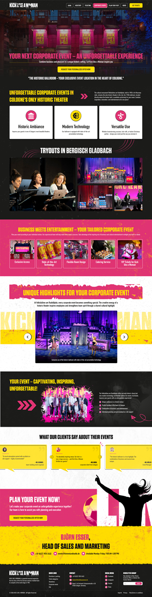 Web Design by creative.bugs for apiro Entertainment GmbH&Co.KG  | Design: #37312720