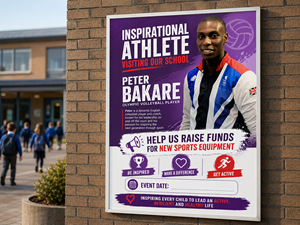 A3 Event Poster for School Fundraiser