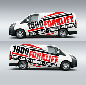 Car Wrap Design by Adi Saos for 1800 Forklift Pty Ltd | Design: #37344574