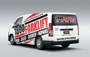 Car Wrap Design by Adi Saos for 1800 Forklift Pty Ltd | Design: #37348394