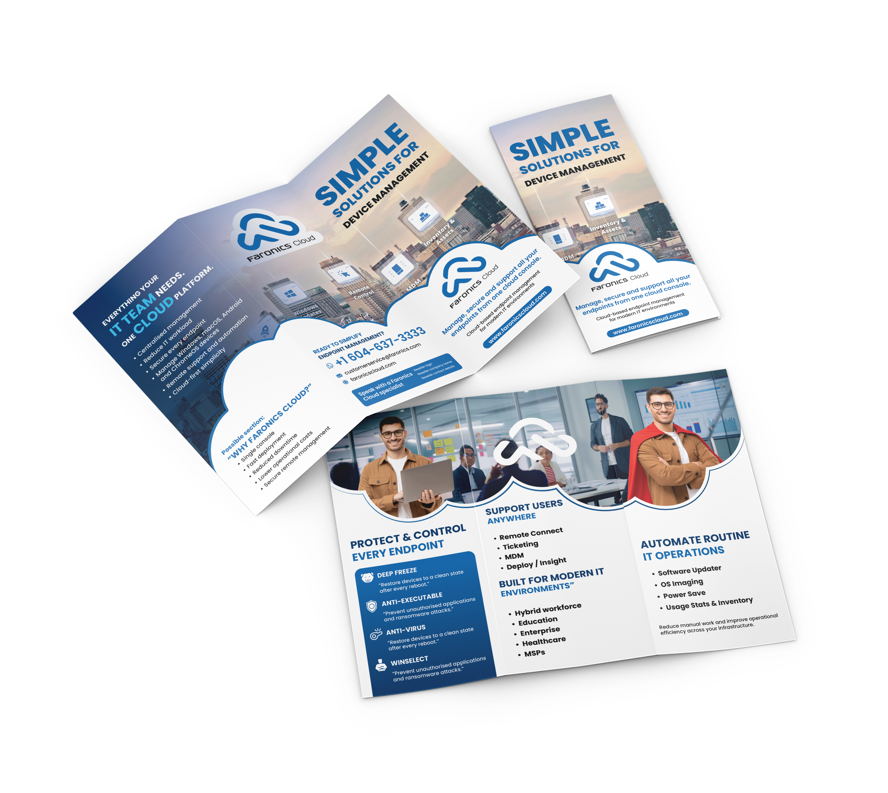 Flyer-Design von Talha Ahmad für Faronics | Design #37302042