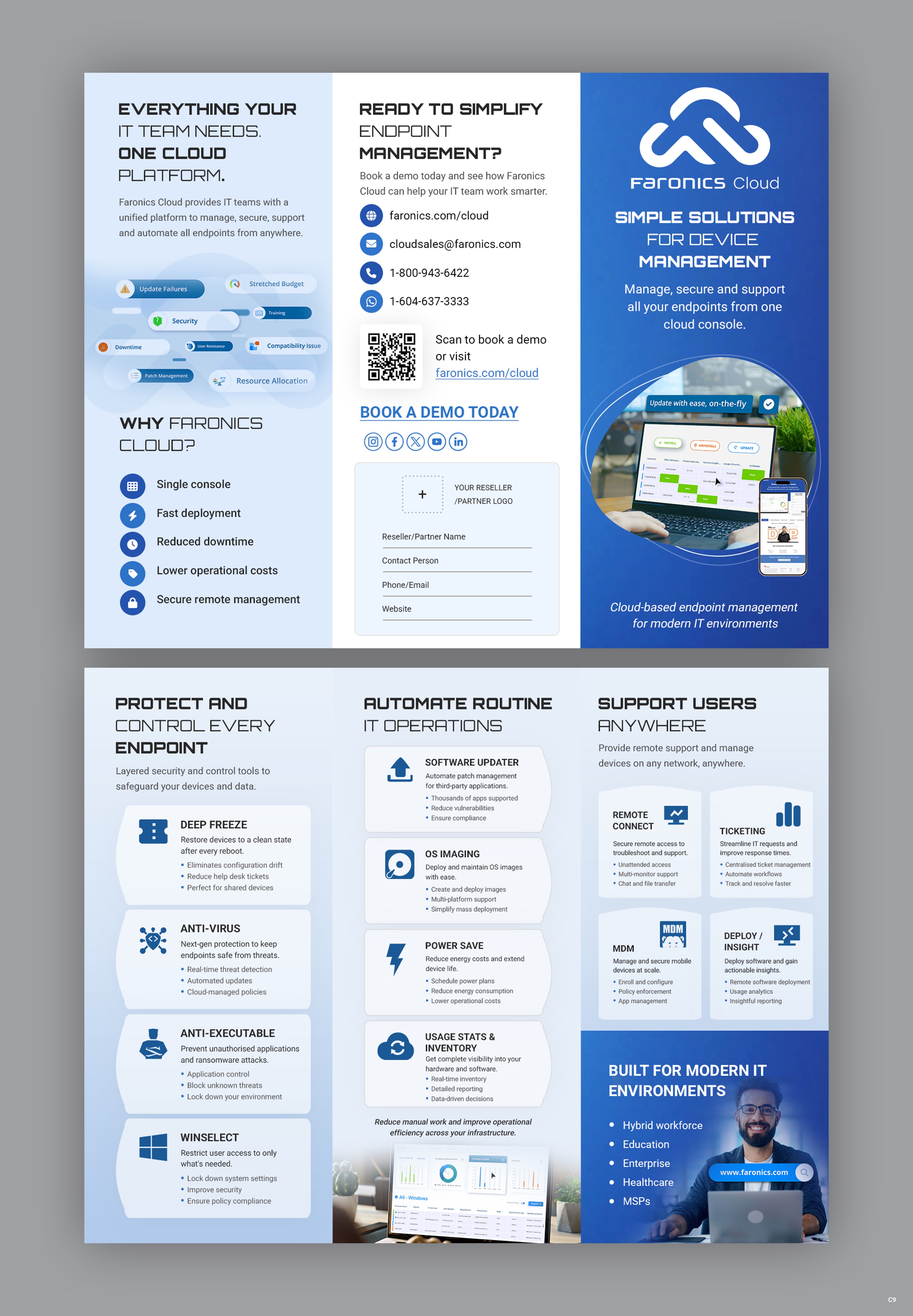 Flyer-Design von pb für Faronics | Design #37300164