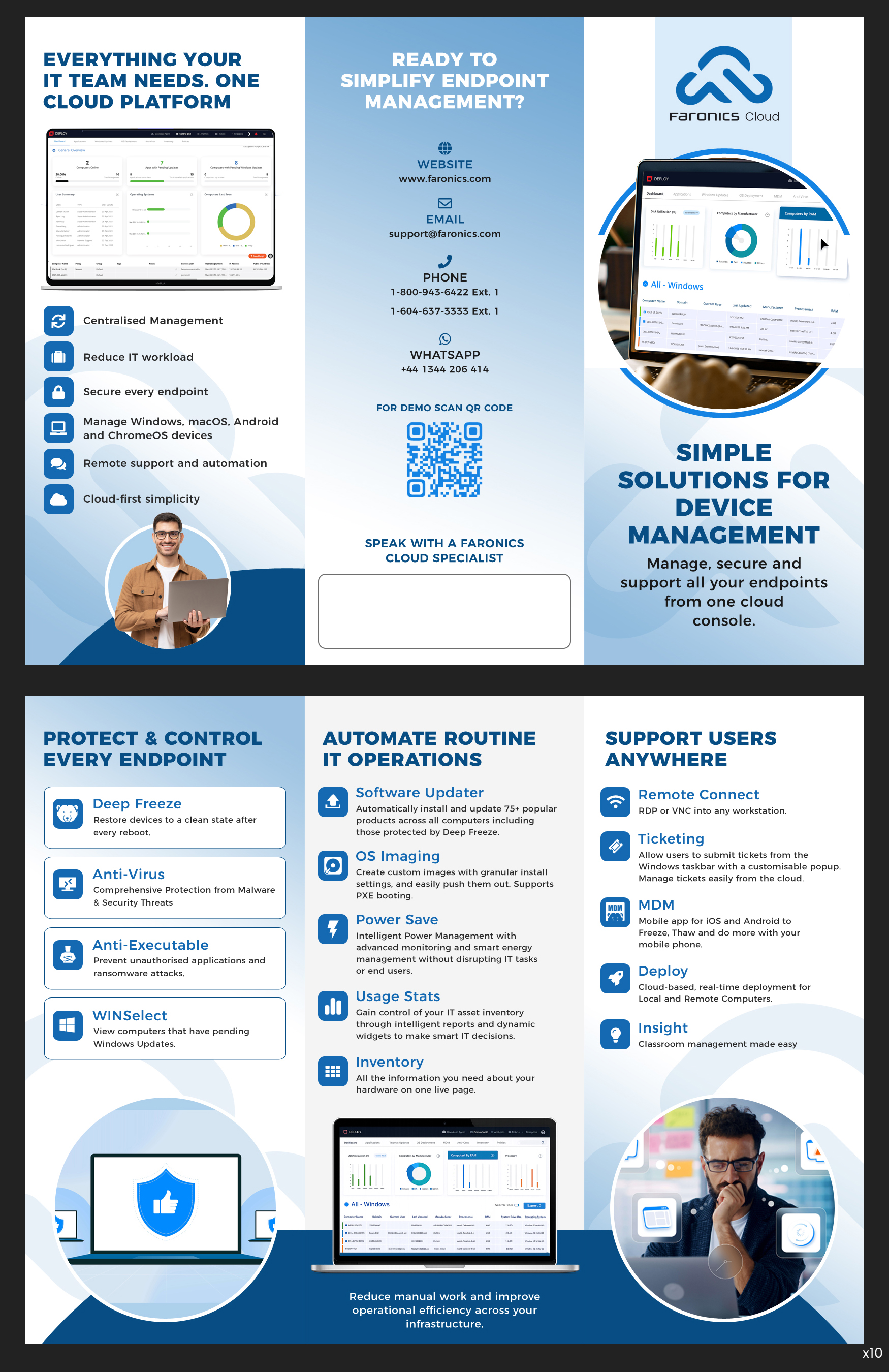 Flyer-Design von pb für Faronics | Design #37304093