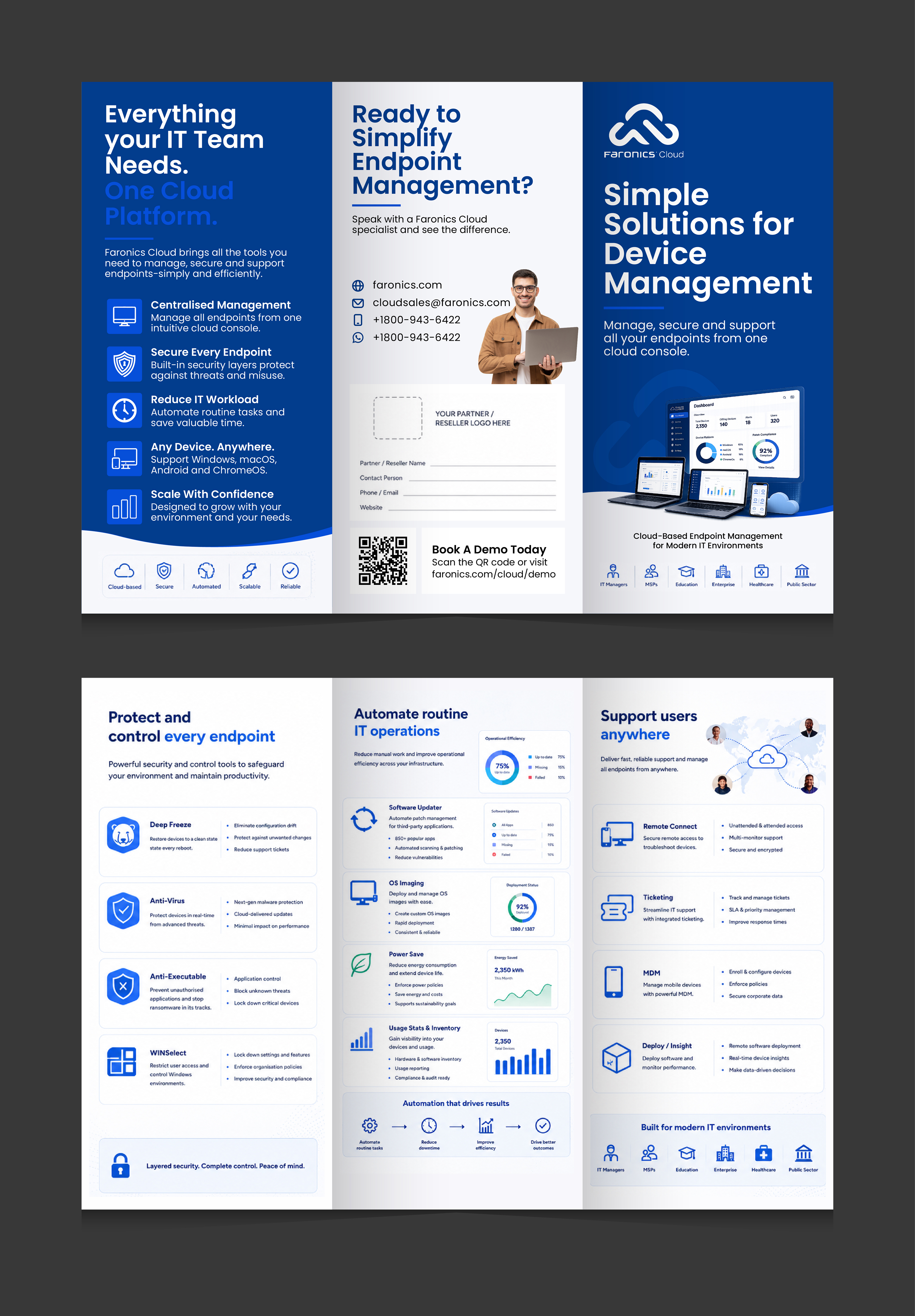 Flyer-Design von 3Guys für Faronics | Design #37303967