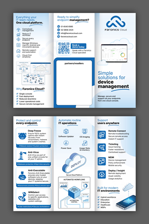 Flyer-Design von Impressive Designs für Faronics | Design: #37299024