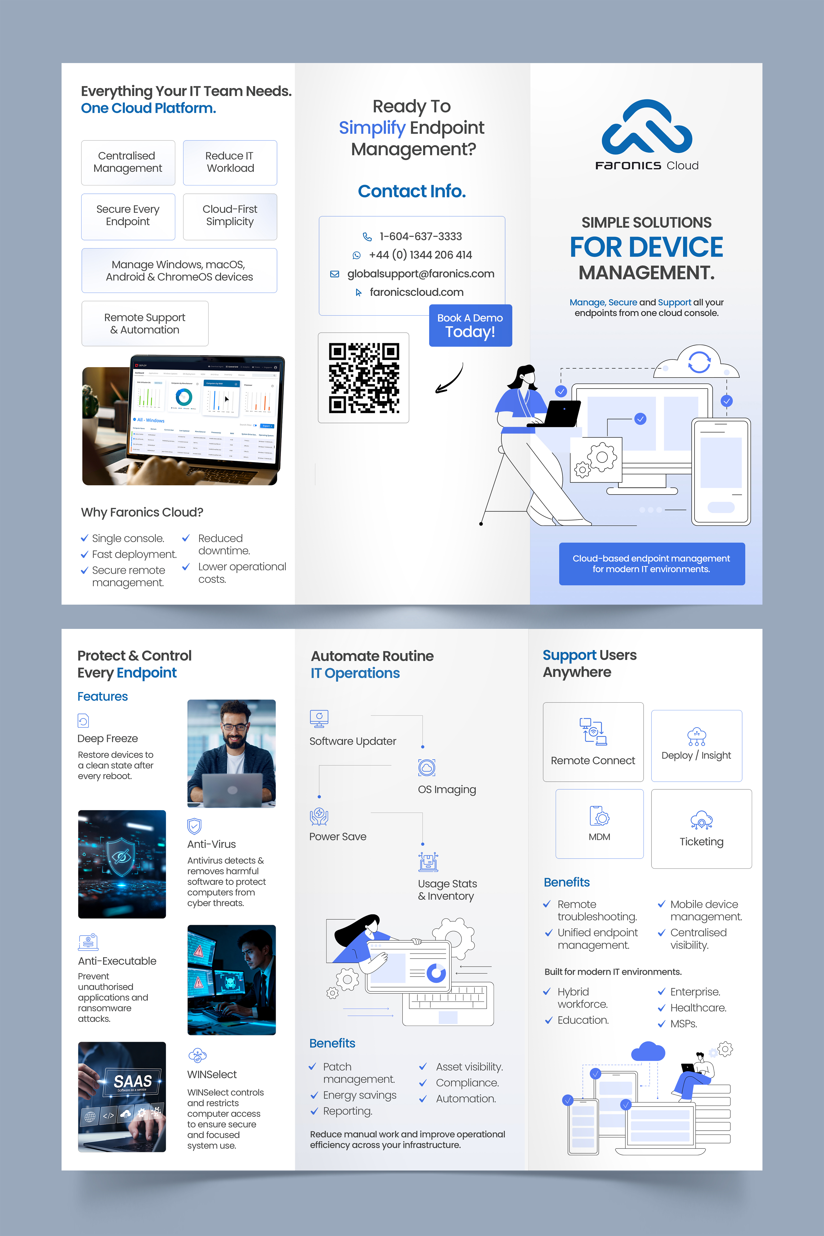 Flyer-Design von Graphic Guy für Faronics | Design #37299692