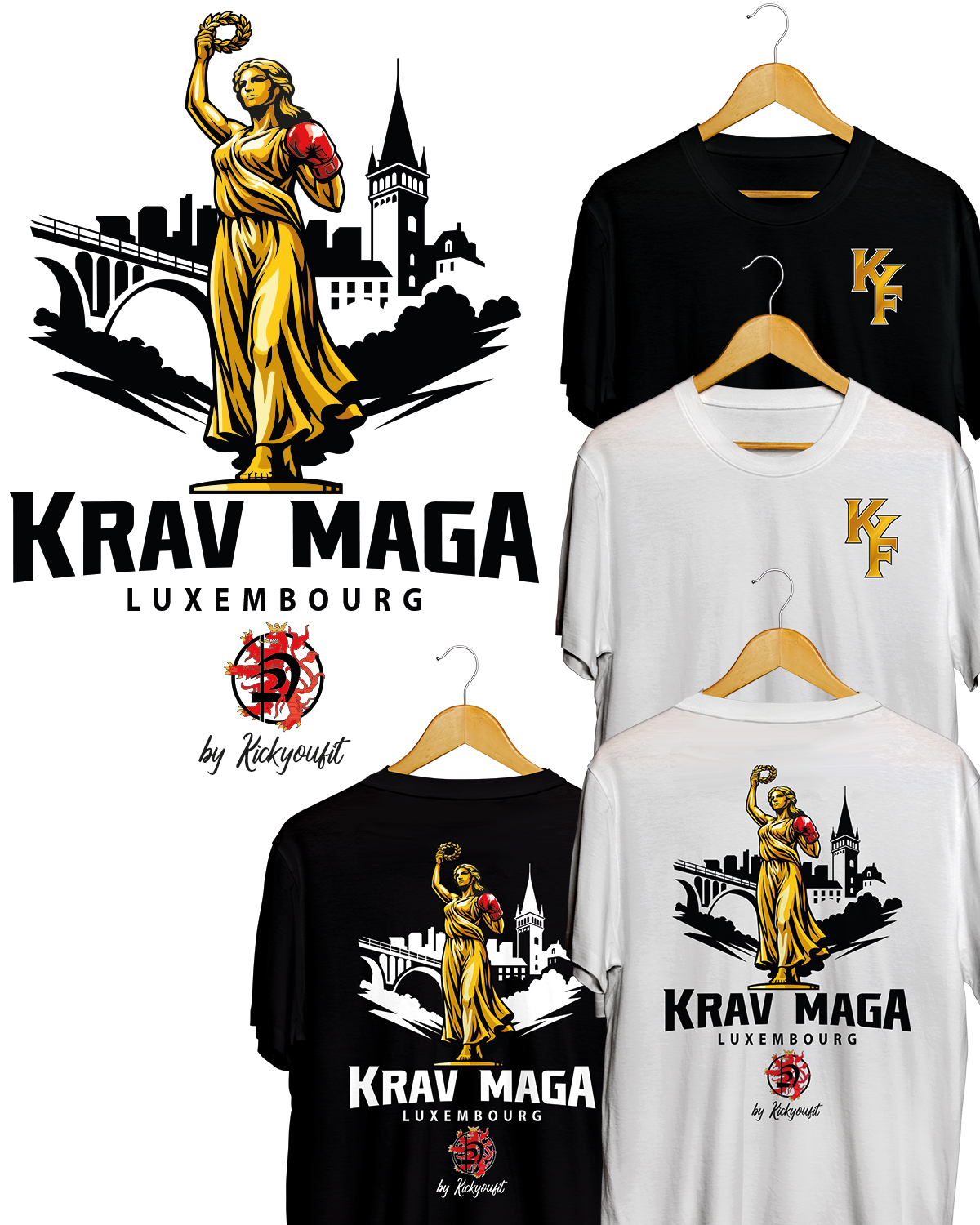 T-shirt Design by StudioD™ for MJ Fitness Krav Maga Center | Design #37300512