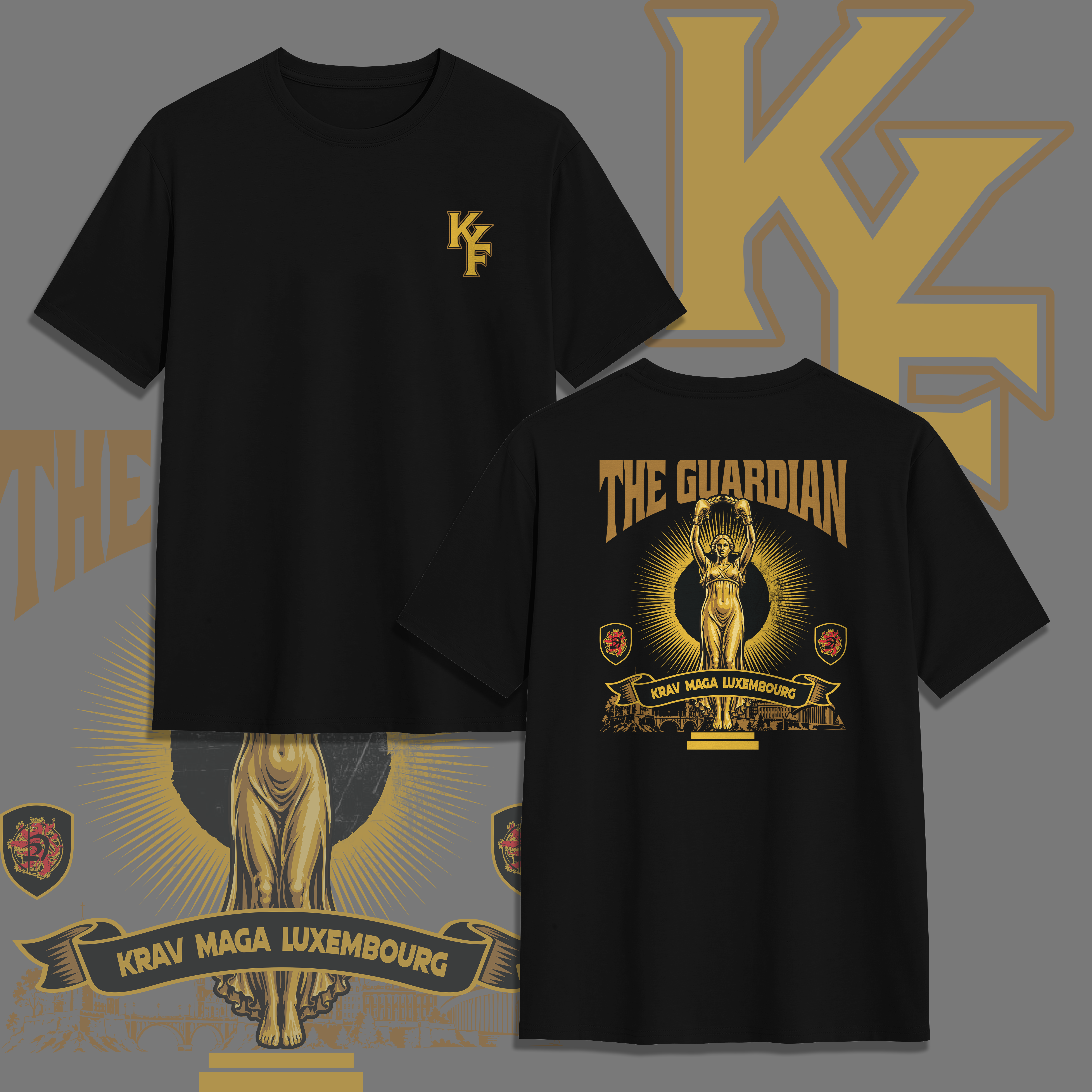 T-shirt Design by V FOUR DESIGN for MJ Fitness Krav Maga Center | Design #37305048