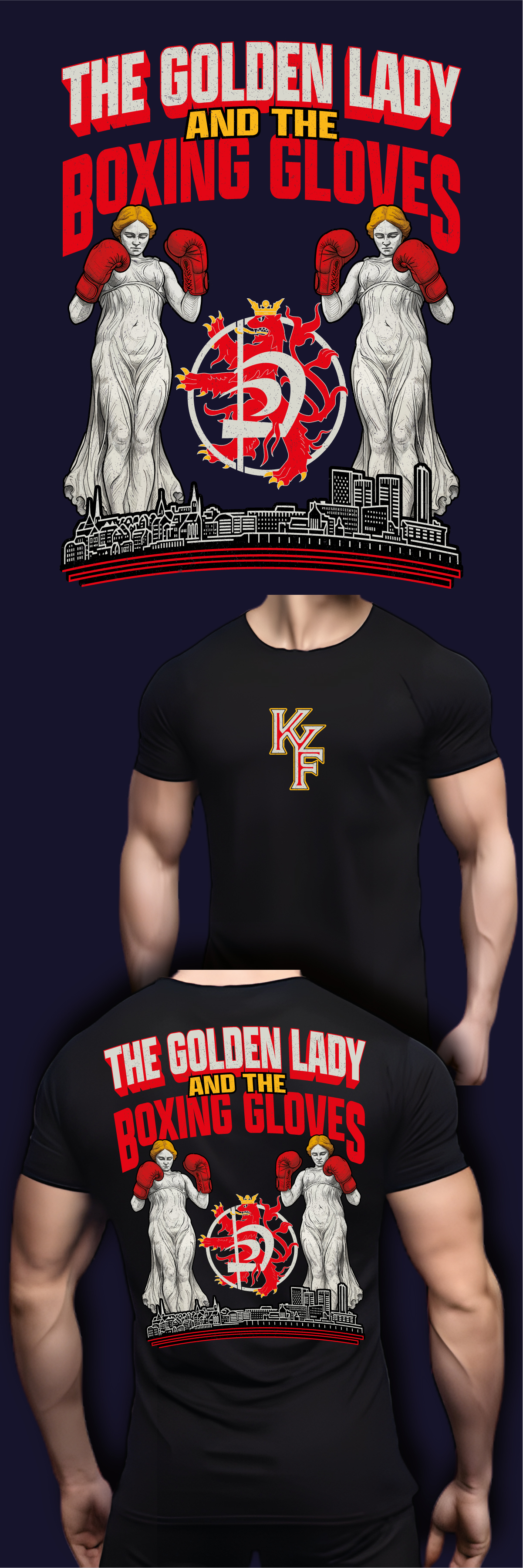 T-shirt Design by mounir.co for MJ Fitness Krav Maga Center | Design #37318789