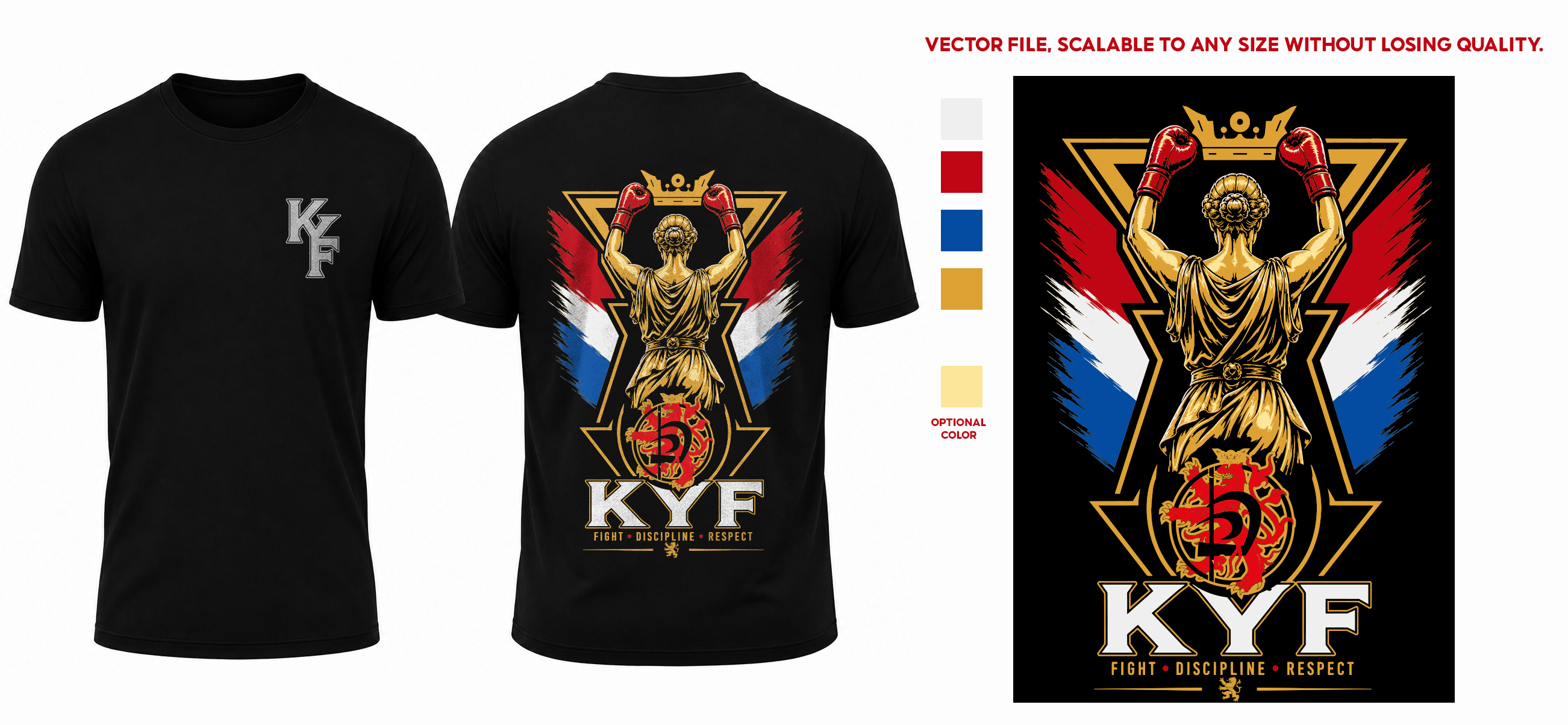 T-shirt Design by MDesigns ™ for MJ Fitness Krav Maga Center | Design #37311213