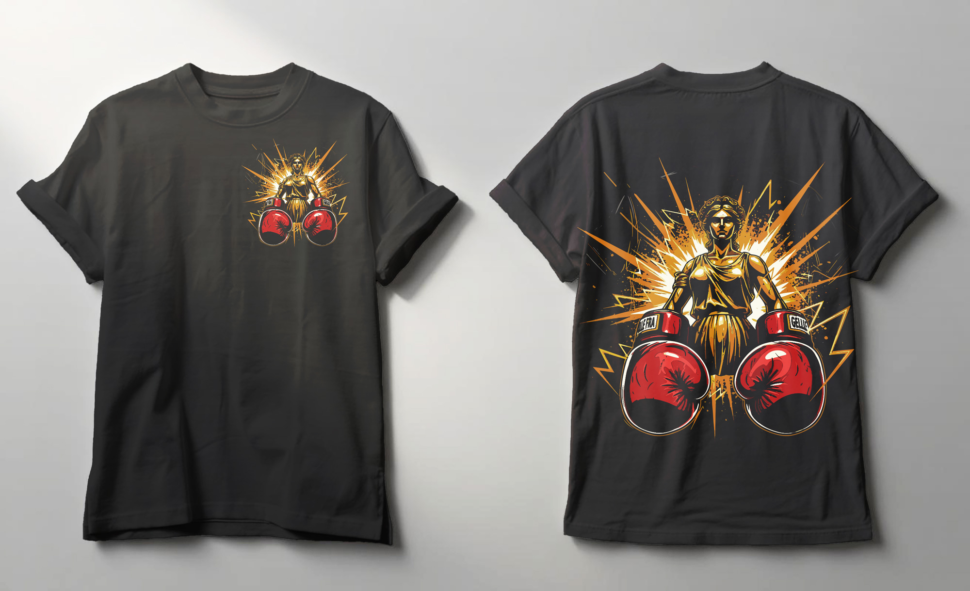 T-shirt Design by AppGeek for MJ Fitness Krav Maga Center | Design #37319218