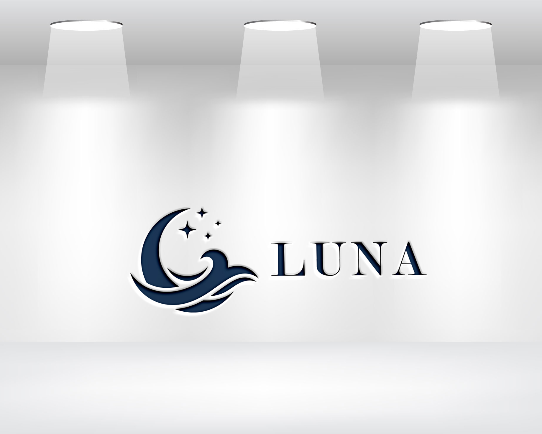 Logo Design by Adam Smith..... for Luna Cat | Design #37303213