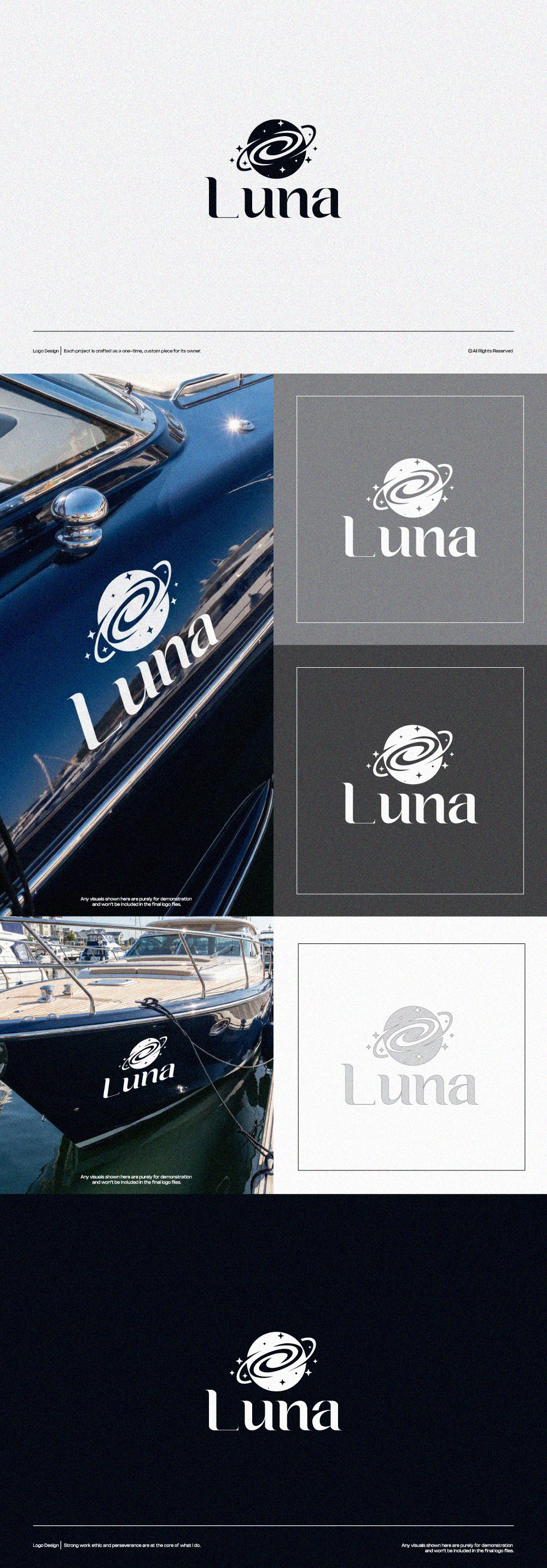 Logo Design by Gol D Roger™ for Luna Cat | Design #37307986