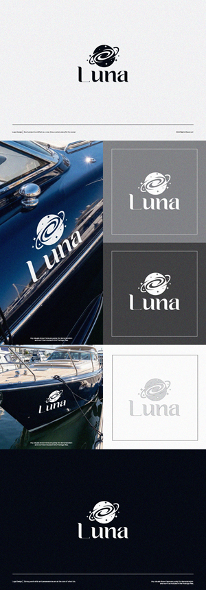 Logo Design by Gol D Roger™ for Luna Cat | Design: #37307986