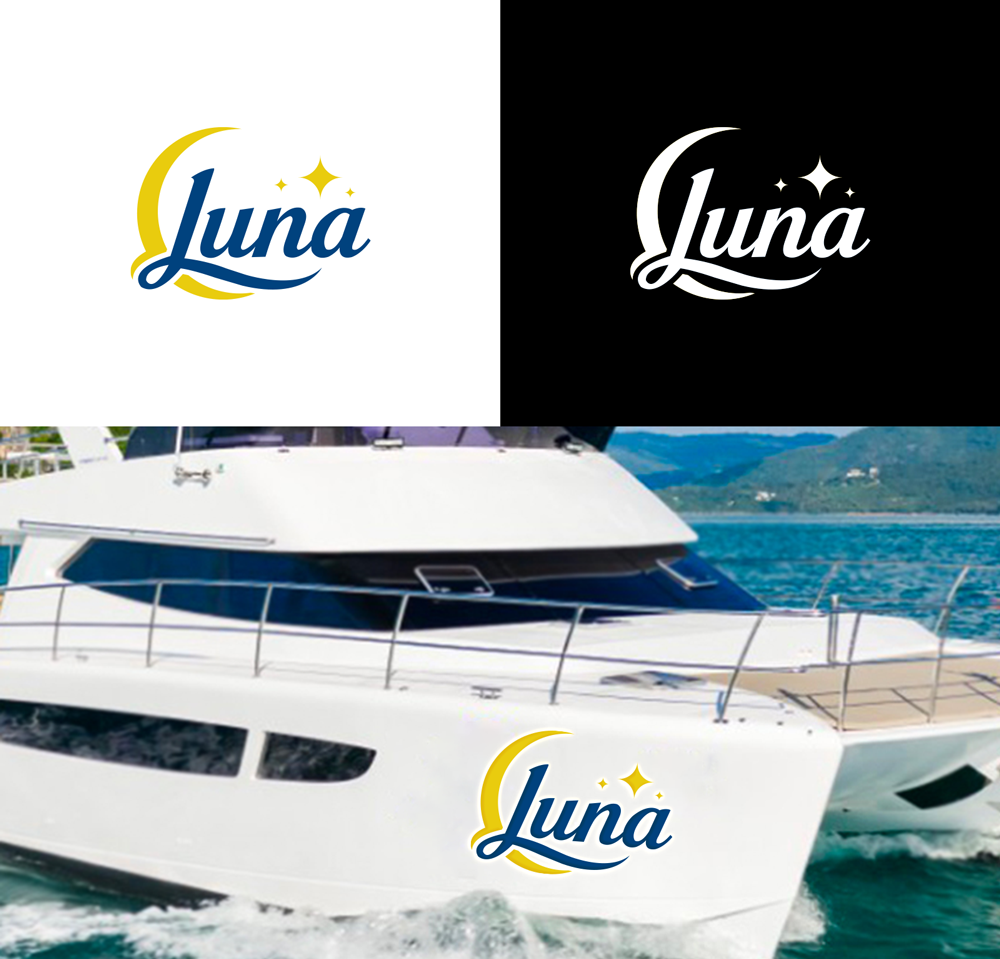 Logo Design by RA-bica for Luna Cat | Design #37302279