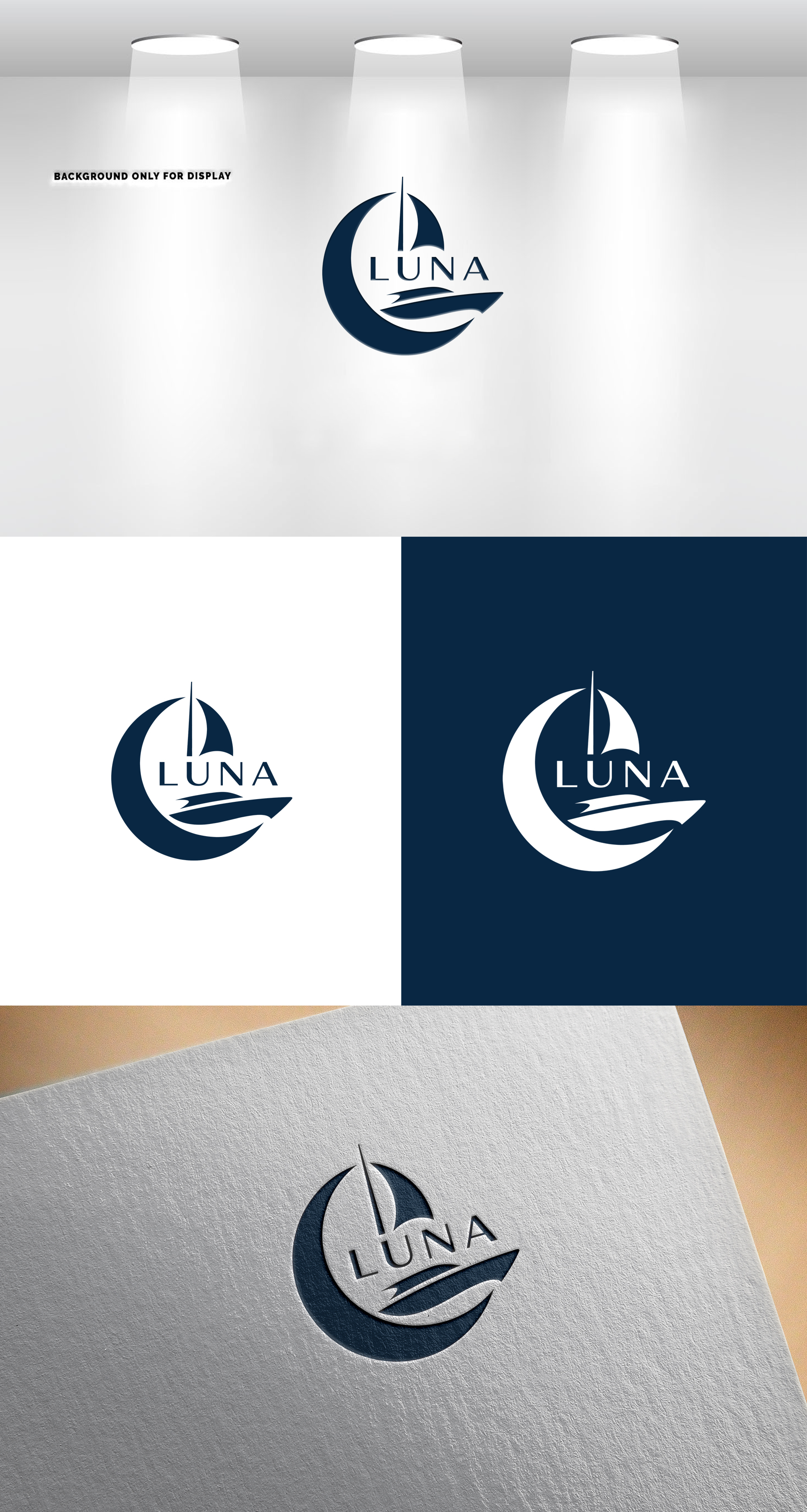 Logo Design by Rahmina for Luna Cat | Design #37320247