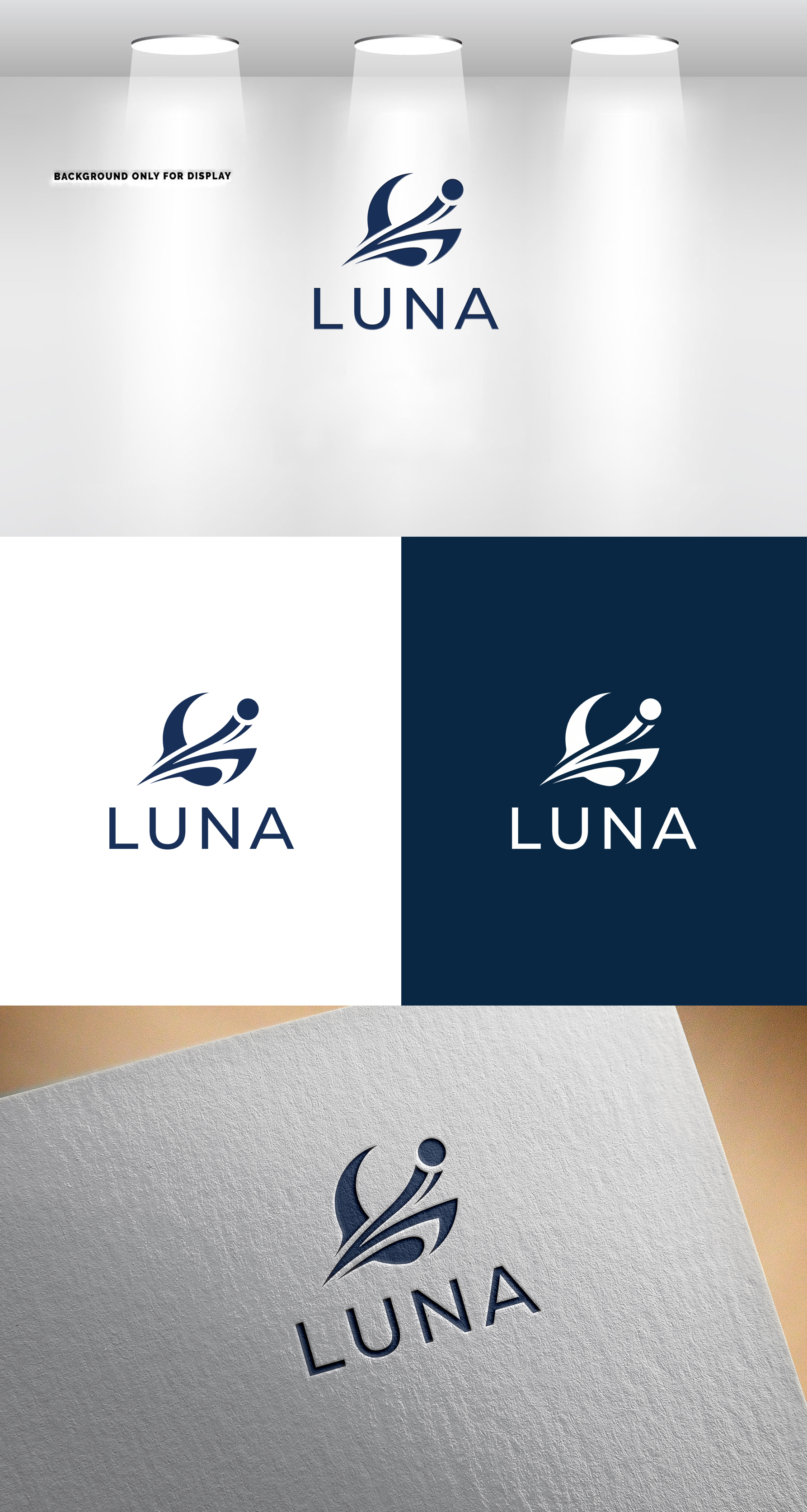 Logo Design by Rahmina for Luna Cat | Design #37320249