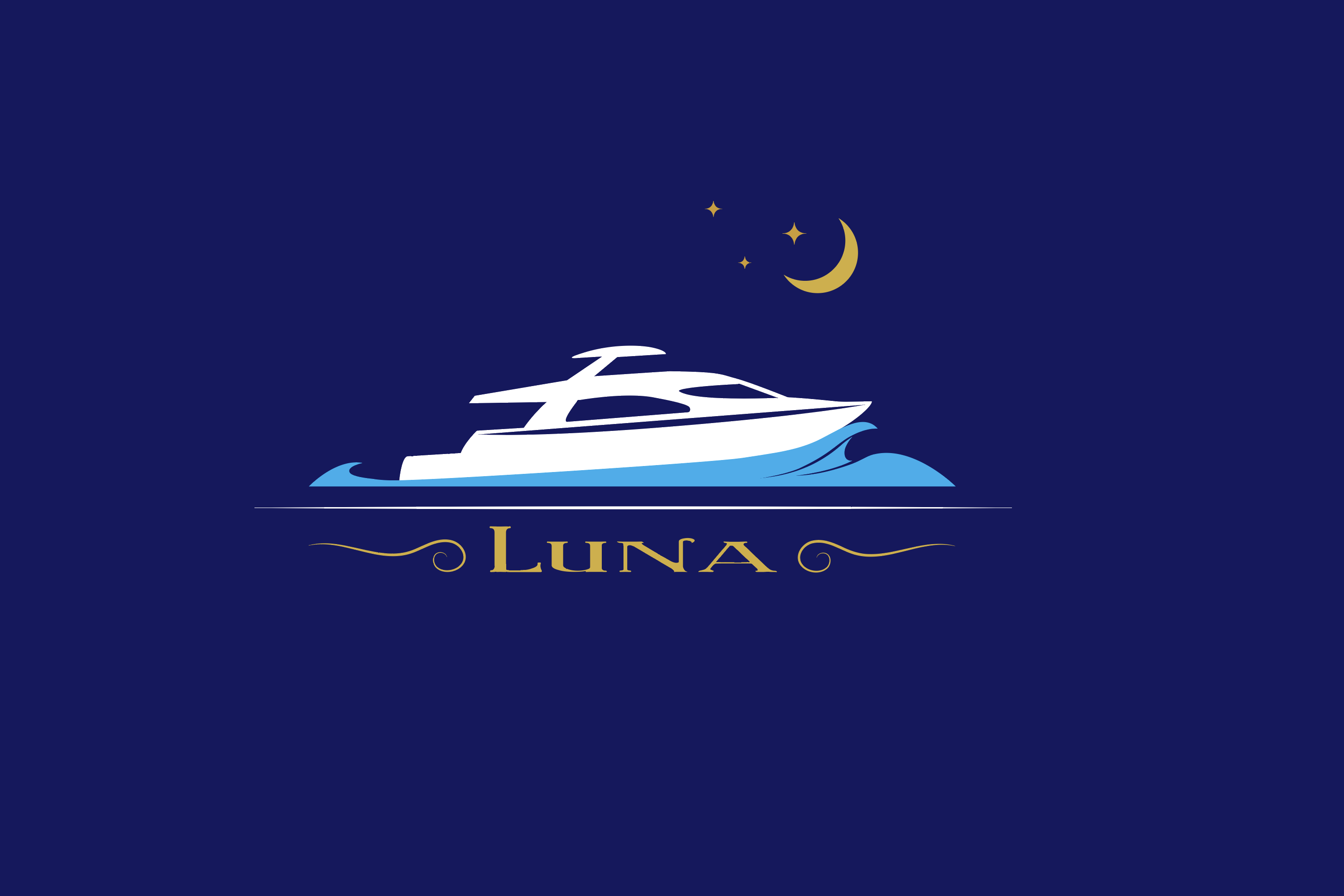 Logo Design by electronymous for Luna Cat | Design #37313900