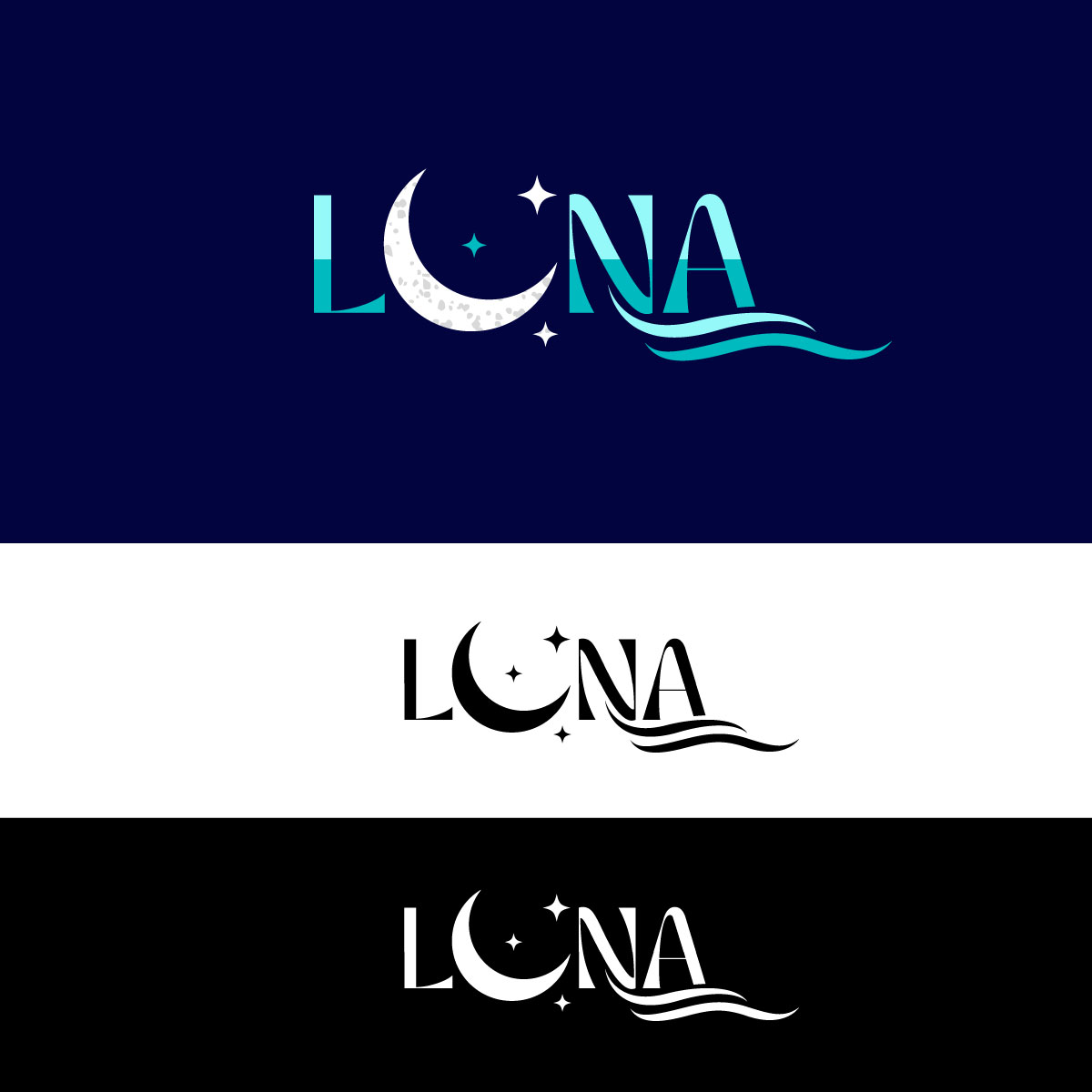 Logo Design by Alex Henry for Luna Cat | Design #37301502
