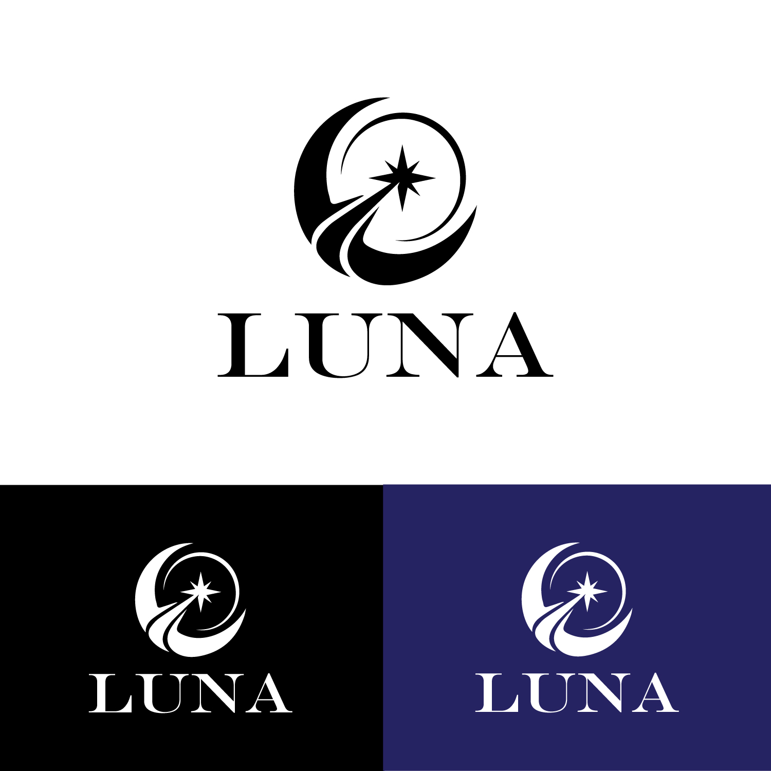 Logo Design by greatlikelogo for Luna Cat | Design #37306326