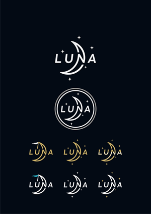 Logo Design by KAPITOSHKA for Luna Cat | Design: #37300676