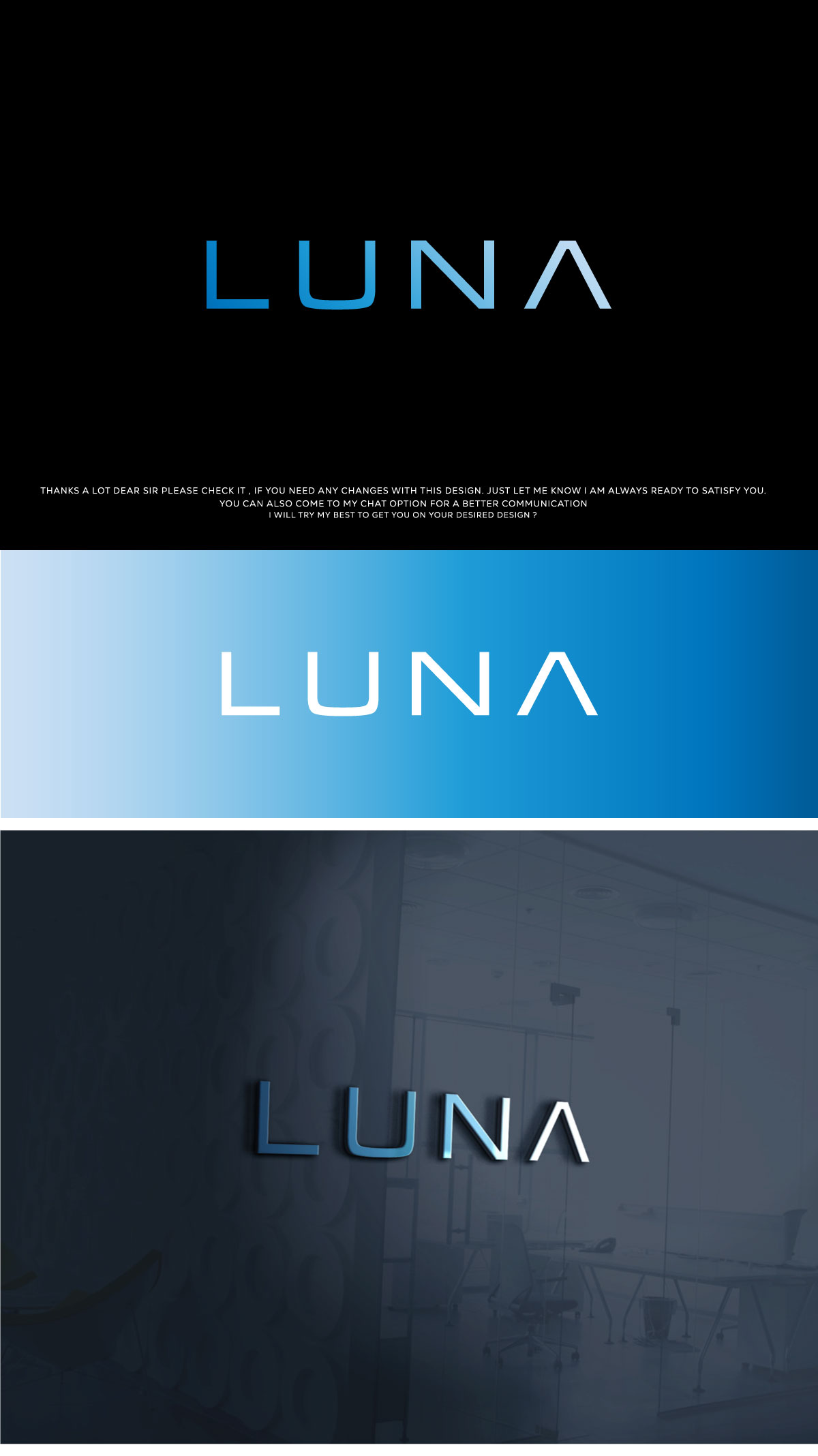 Logo Design by Logo Care. for Luna Cat | Design #37306119