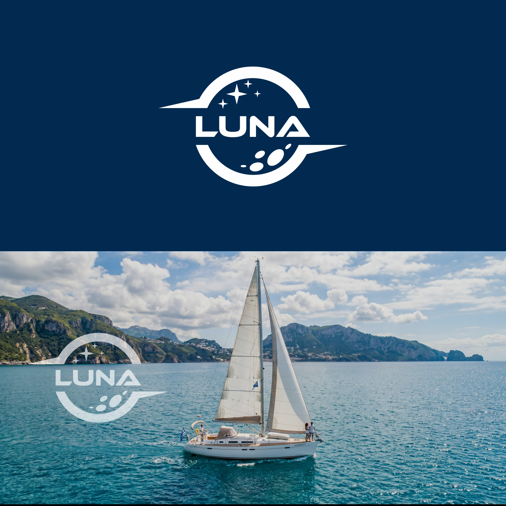 Logo Design by BabyMonster76 for Luna Cat | Design #37306816