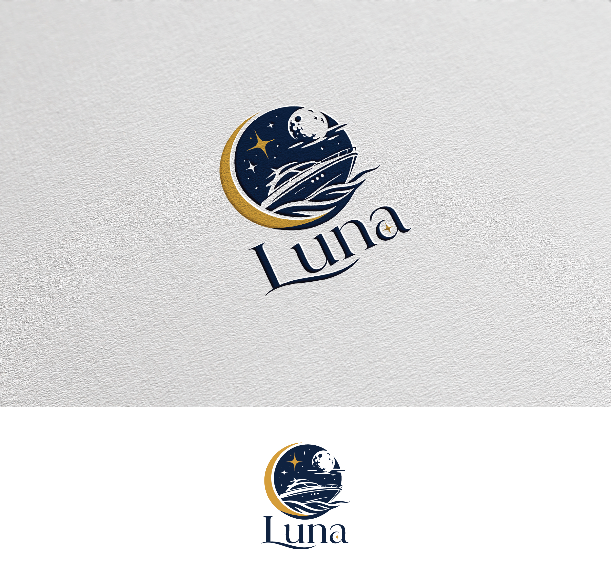 Logo Design by Afsana_Hoque for Luna Cat | Design #37303438