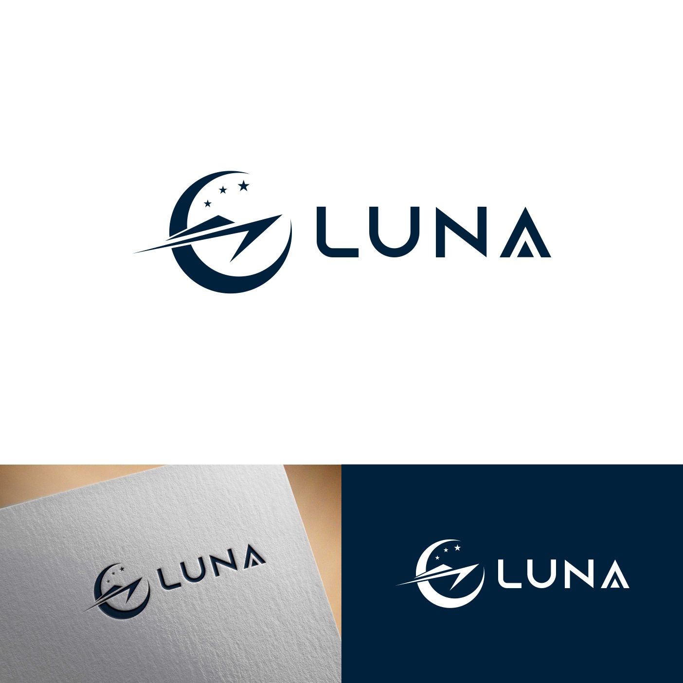 Logo Design by DuckOn for Luna Cat | Design #37304193