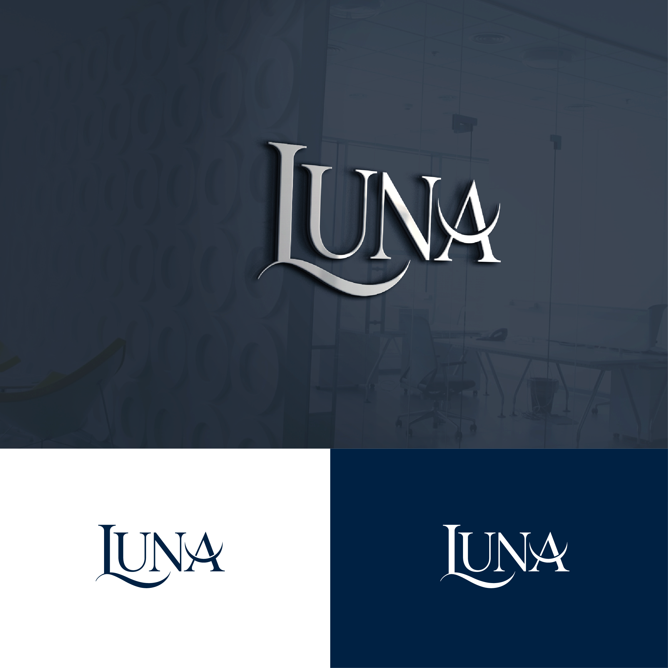 Logo Design by alzac for Luna Cat | Design #37320415