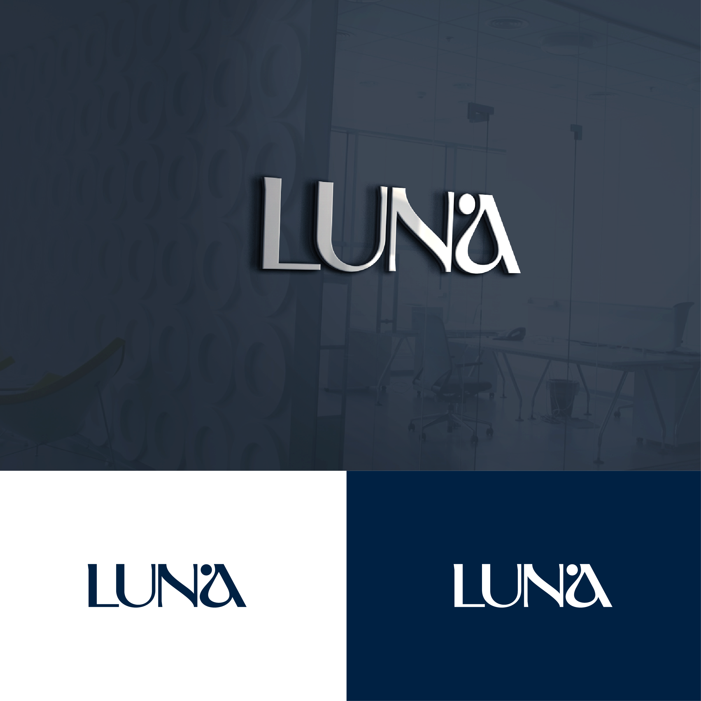 Logo Design by alzac for Luna Cat | Design #37320448