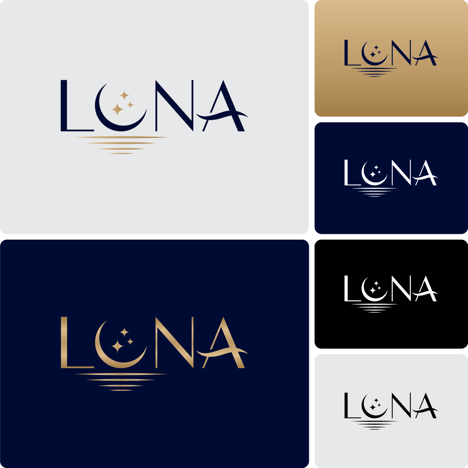 Logo Design by CS_Creatives for Luna Cat | Design #37309263
