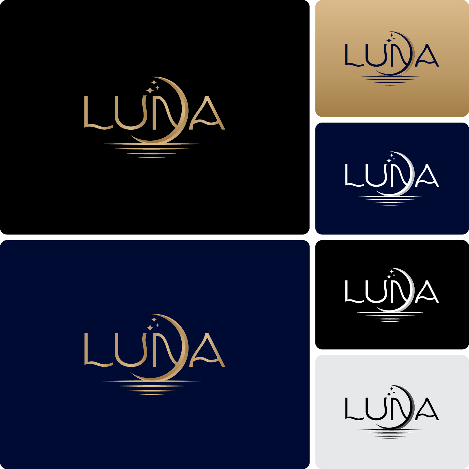 Logo Design by CS_Creatives for Luna Cat | Design #37315438