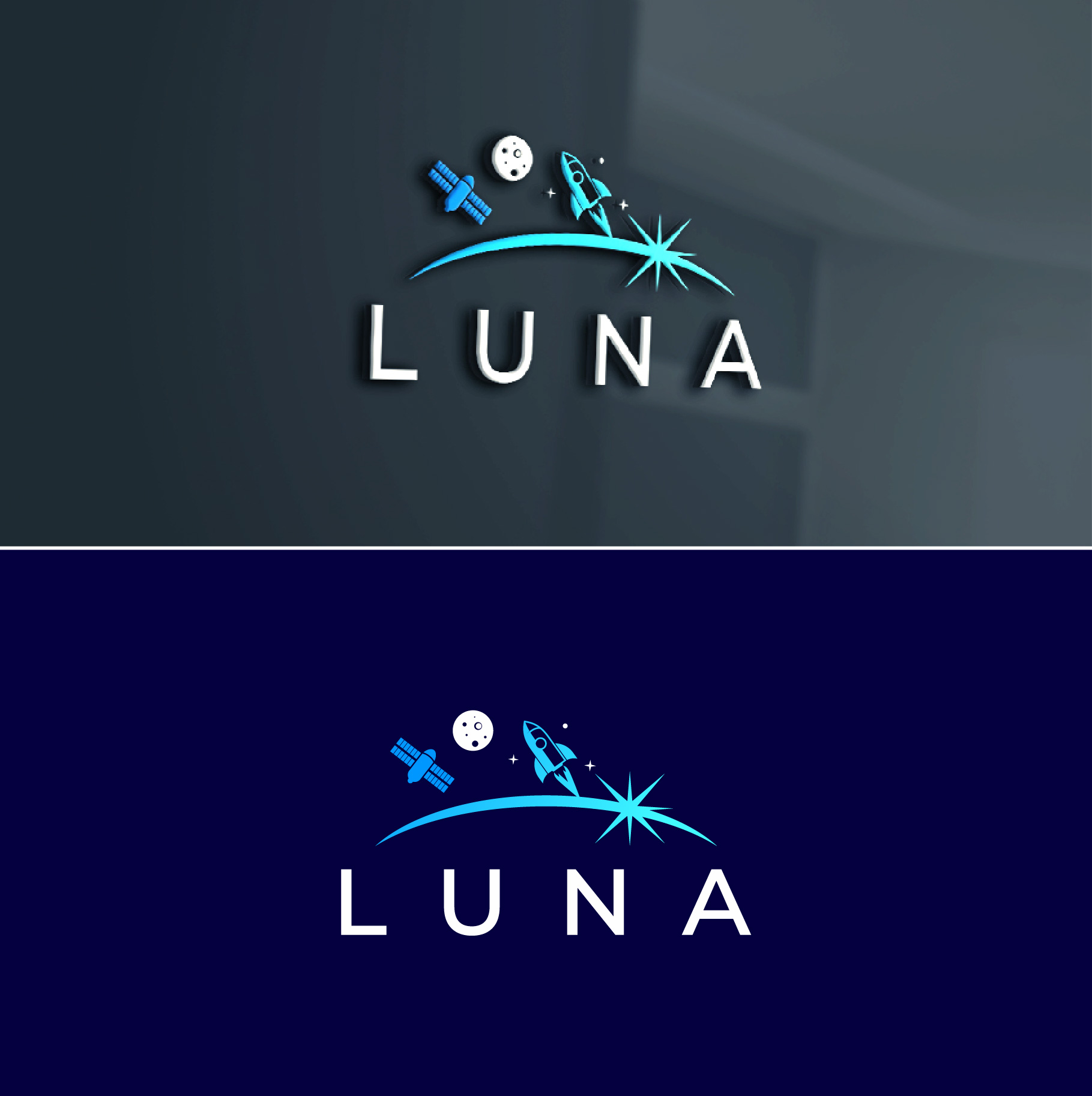 Logo Design by 4tech services for Luna Cat | Design #37301175