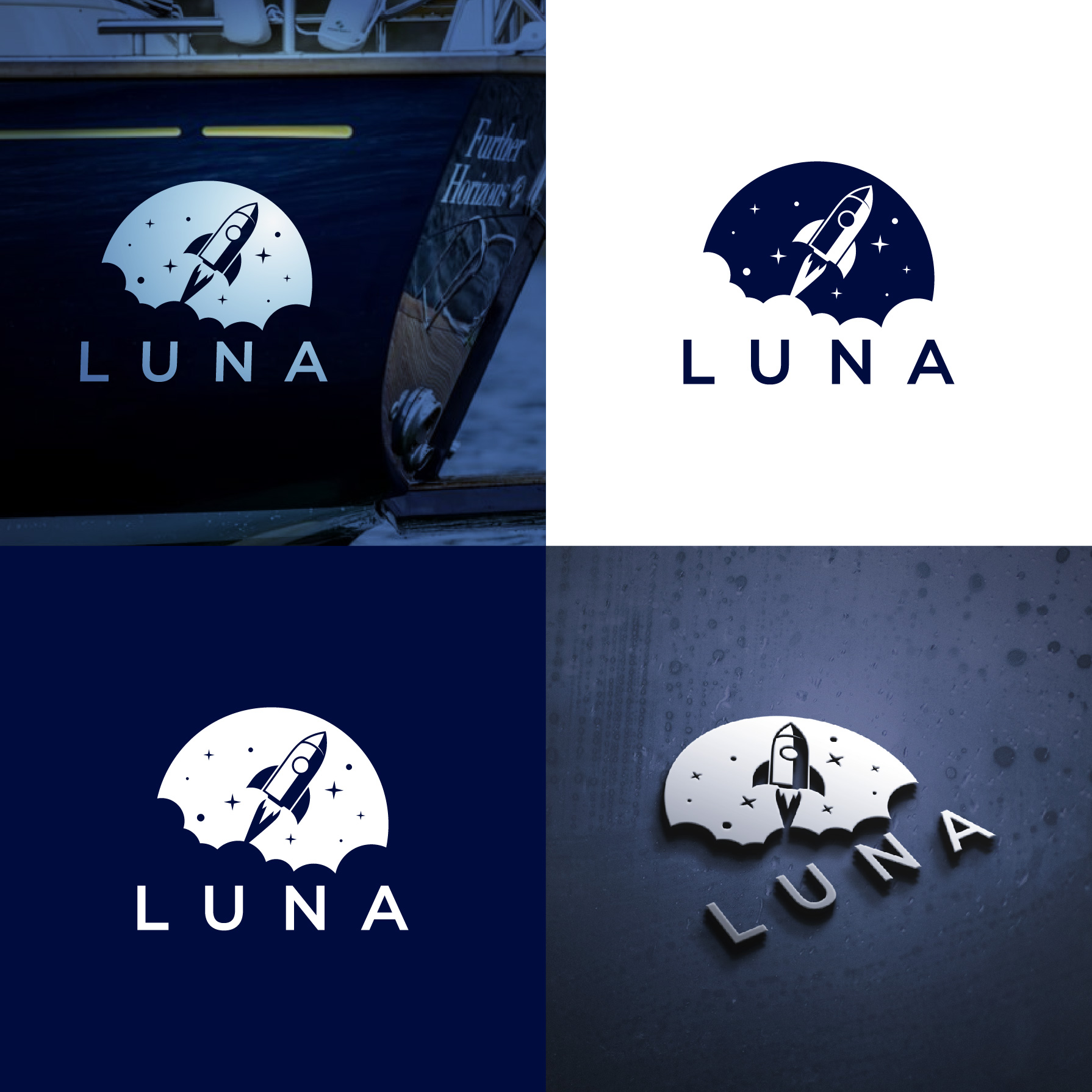Logo Design by 4tech services for Luna Cat | Design #37301176
