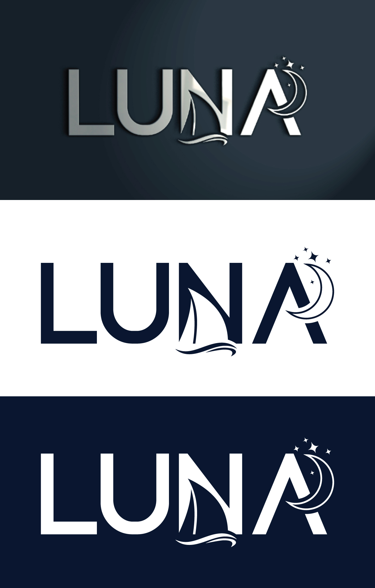 Logo Design by Chanel graphics for Luna Cat | Design #37302987