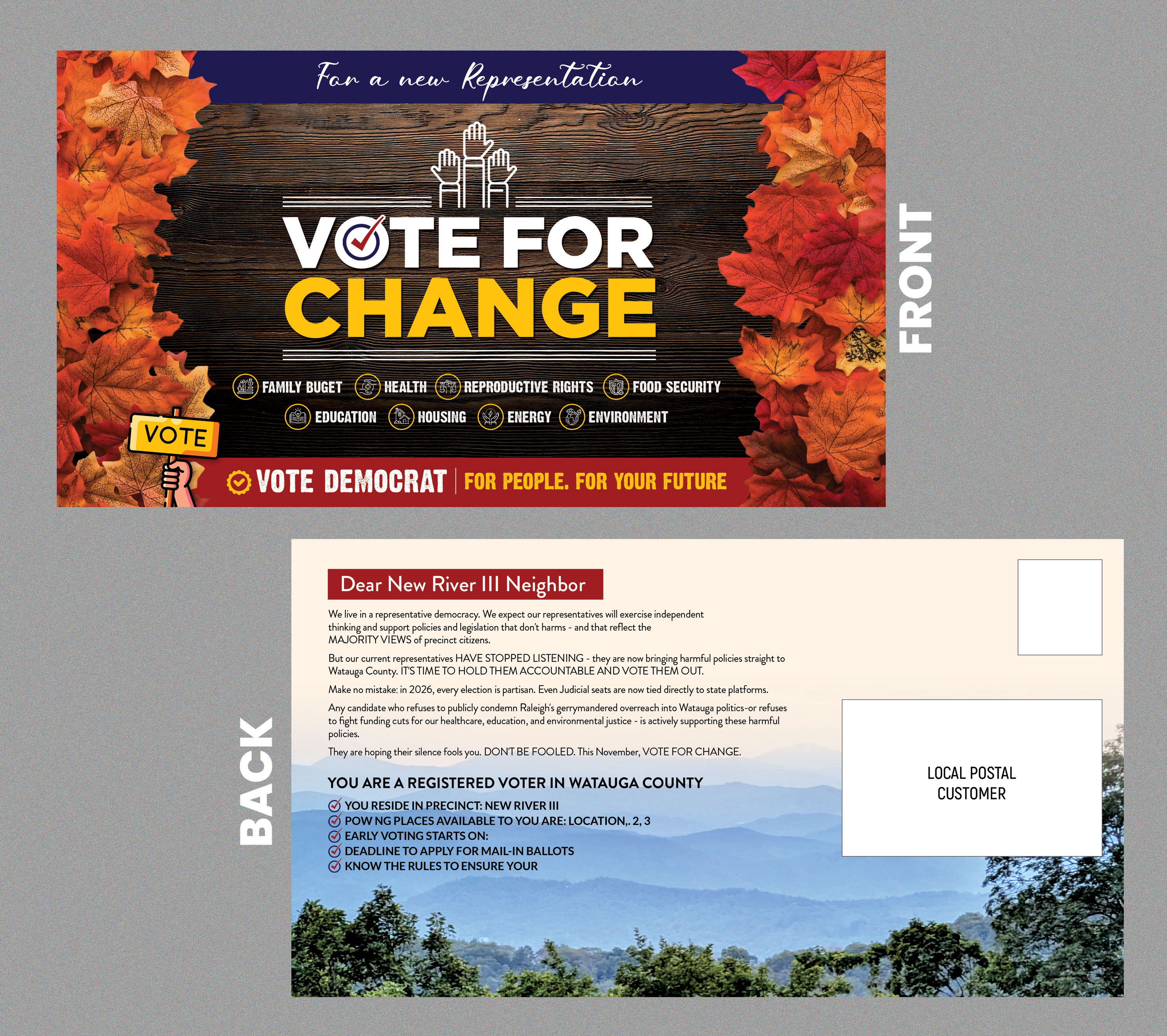 Postcard Design by Stan$oul for this project | Design #37307659