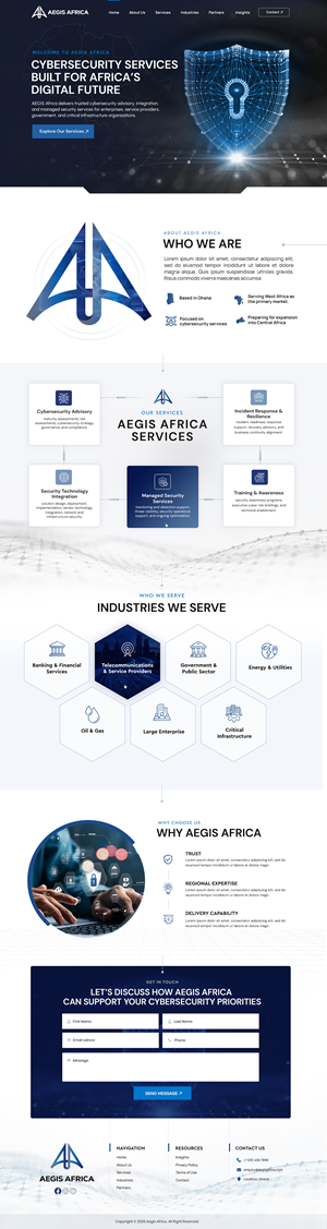Web Design by Blue Sparrow for this project | Design: #37313495