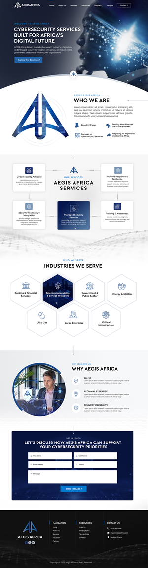 Web Design by Blue Sparrow for this project | Design: #37313496