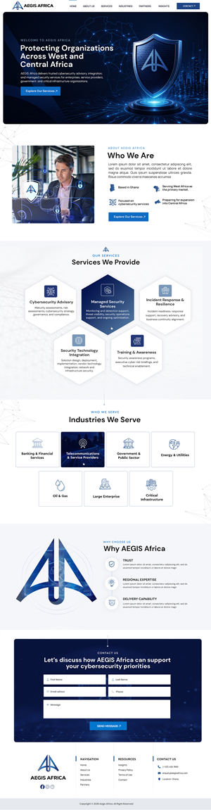 Web Design by Blue Sparrow for this project | Design: #37313497