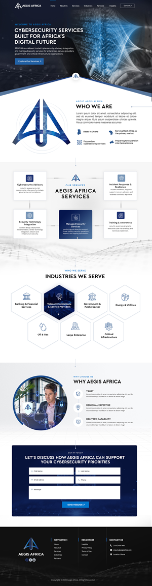 Web Design by Blue Sparrow for this project | Design: #37313498