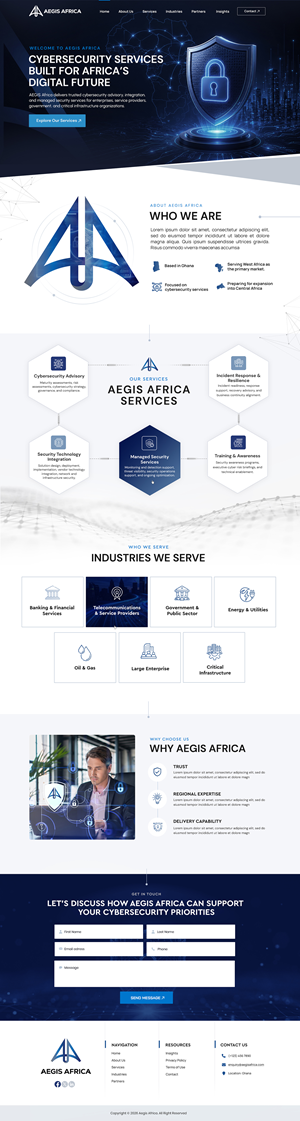 Web Design by Blue Sparrow for this project | Design: #37313499