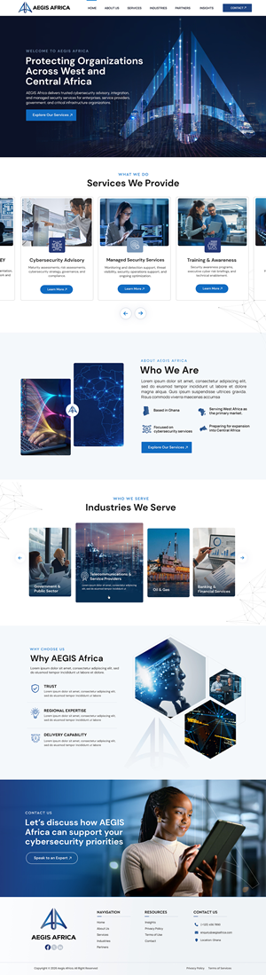 Web Design by Blue Sparrow for this project | Design: #37314521
